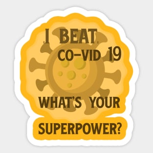 My superpower in browns Sticker